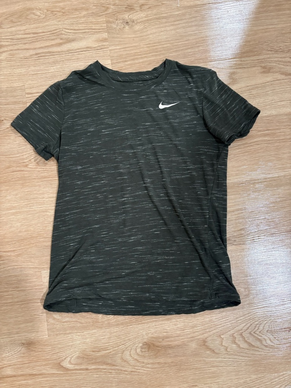 Nike Women's Black Heather Short Sleeve Performance Tee